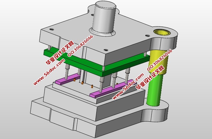 散热底座冲压模具设计(含CAD零件装配图,SolidWorks三维造型)