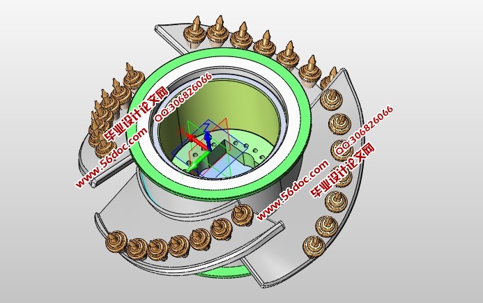 采煤机滚筒的设计(含CAD零件装配图,SolidWorks三维图)