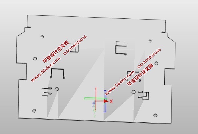 底板连接板冲压工艺和模具设计(含CAD图,SolidWorks,STEP三维图)