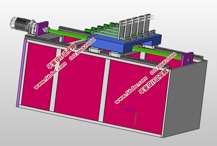 钢管螺旋式无损探伤系统的设计(含CAD图,SolidWorks三维图)