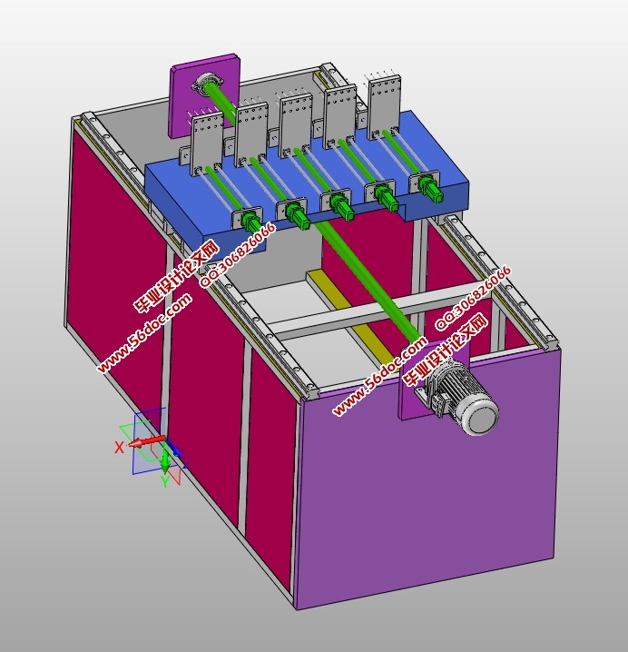 钢管螺旋式无损探伤系统的设计(含CAD图,SolidWorks三维图)