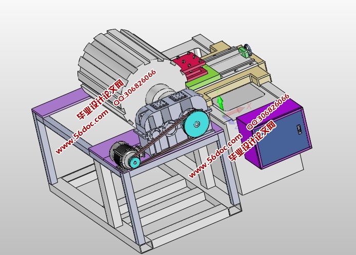 长齿条加工专用车床设计(含CAD图,SolidWorks,IGS三维图)
