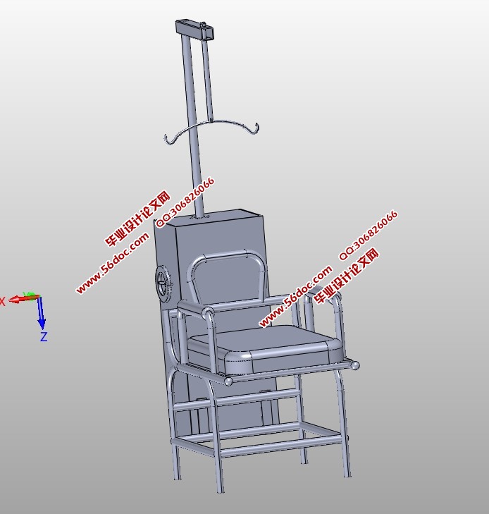 STEP颈部康复拉伸机的设计(含CAD图,SolidWorks,STEP三维图)