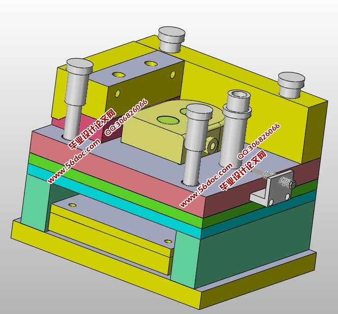 铝合金箱体压铸模具的设计(含CAD图,SolidWorks,STEP三维图)