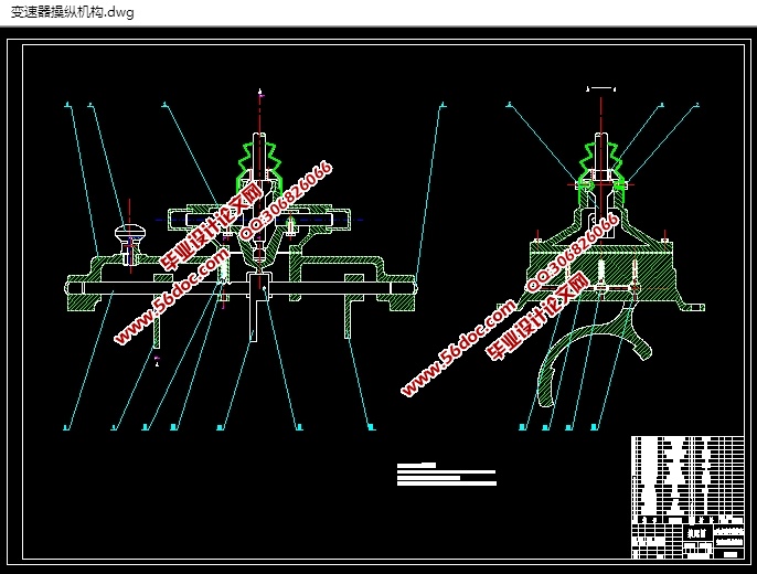 �ֶ��������嵵�ֶ����������(��CAD���װ��ͼ)