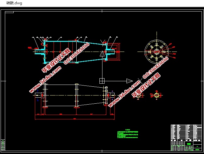 LW800����ж�ϳ������Ļ��������(��CAD���װ��ͼ)