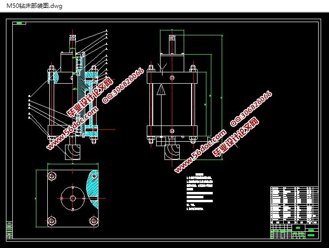 M50�괲��ѹ����ϵͳ���(��CAD���װ��ͼ)