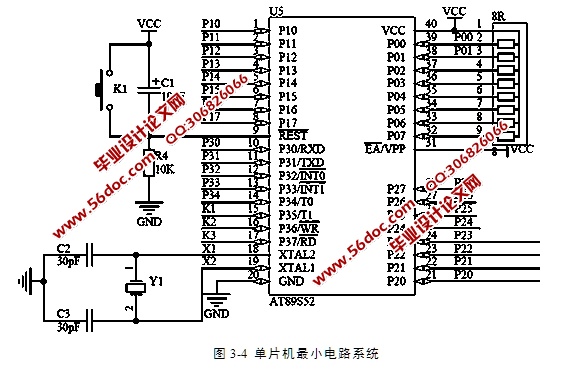 基于单片机的自动车库门设计(含程序)
