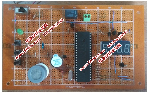 基于单片机的室内装修环境检测仪的设计(含电路原理图,PCB图,程序)