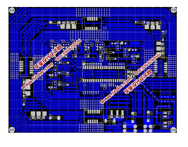 基于单片机交通灯的设计(含电路原理图,PCB图,程序)