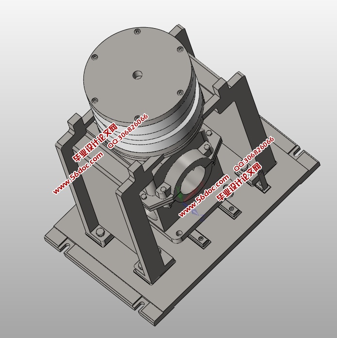 减速器机壳工艺工装设计及三维实体造型(含CAD零件装配图,SolidWorks三维图)