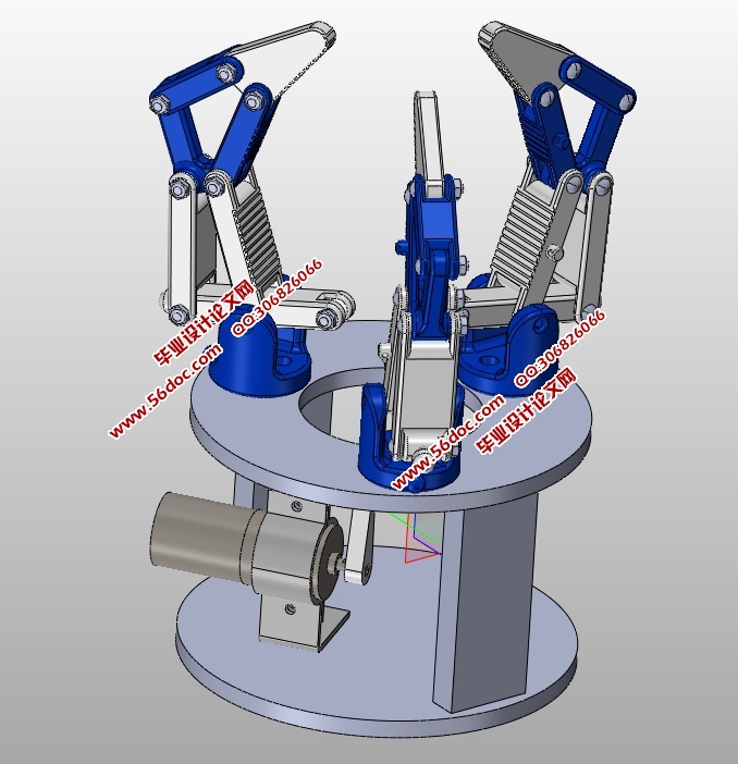 水果采摘装置设计(含CAD图,IGS,SolidWorks三维图,有限元分析)