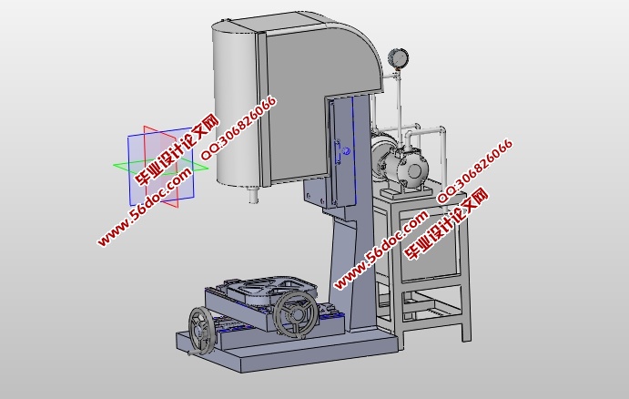 简易插床及液压系统设计(含CAD零件装配图,SolidWorks三维图)