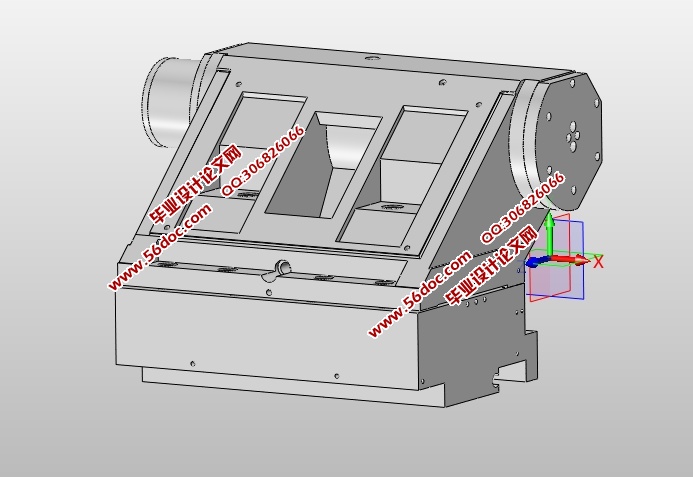 DL32M斜床身数控机床尾座结构设计(含CAD零件装配图,SolidWorks三维图)