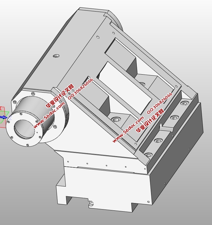 DL32M斜床身数控机床尾座结构设计(含CAD零件装配图,SolidWorks三维图)