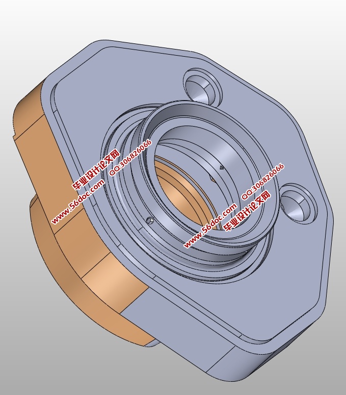 后端盖零件编程及夹具设计(含CAD图,IGS,SolidWorks三维图,工艺工序卡)