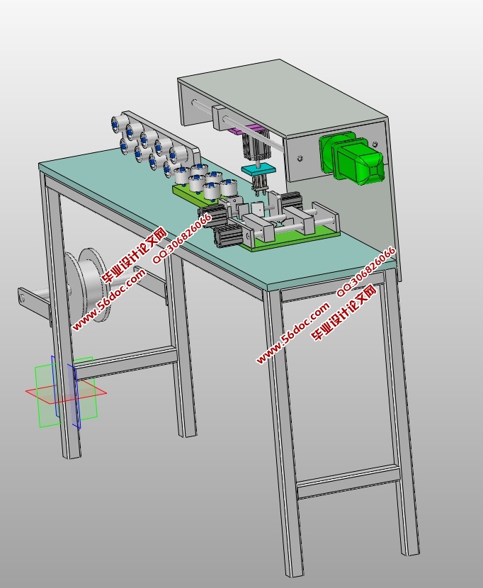 电线加工自动系统设计(含CAD零件装配图,SolidWorks三维图)