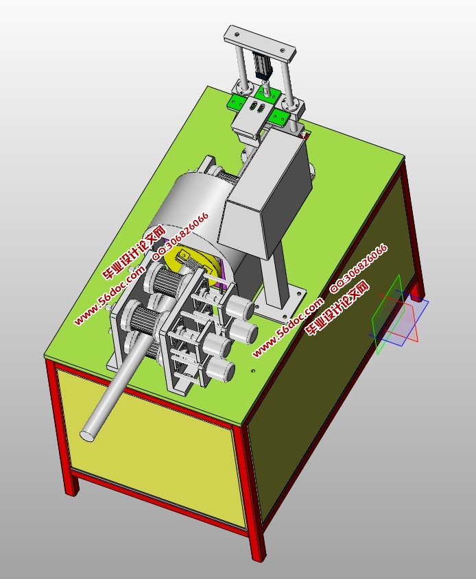 甘蔗自动剥皮切断机的设计(含CAD零件装配图,SolidWorks三维图)