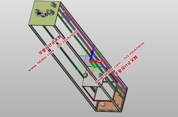 电梯缓冲器落锤实验装置的设计(含CAD零件装配图,SolidWorks三维图)