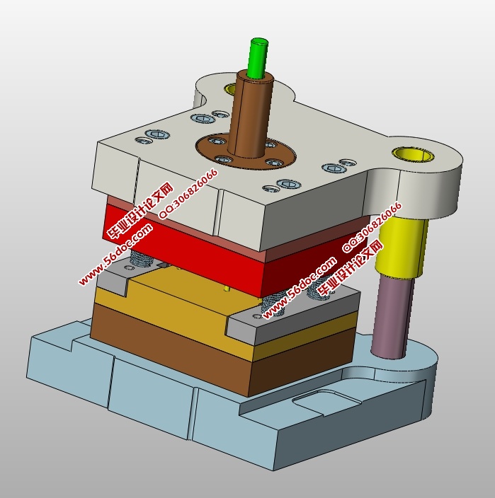 接触簧片冲裁模设计(含CAD零件装配图,STEP,SolidWorks三维图)