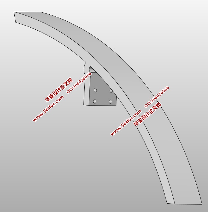 S114型碾轮式混砂机刮板优化设计(含CAD图,SolidWorks三维零件图)