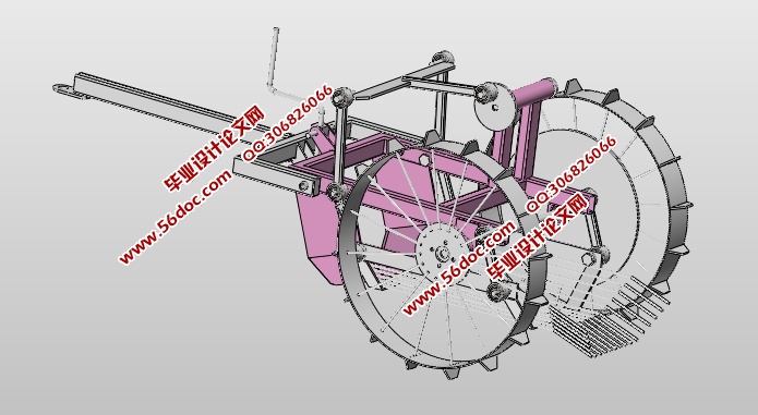土豆挖掘机的设计(含CAD零件装配图,SolidWorks三维图)