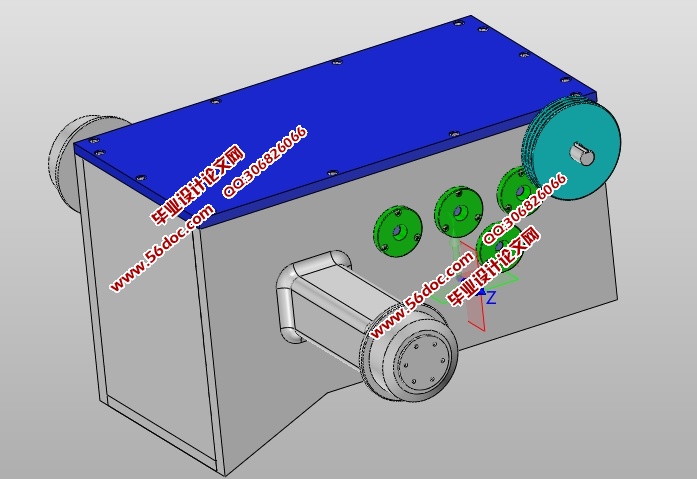 拖拉机变速箱的设计(含CAD零件装配图,STEP,x_t,SolidWorks三维图)