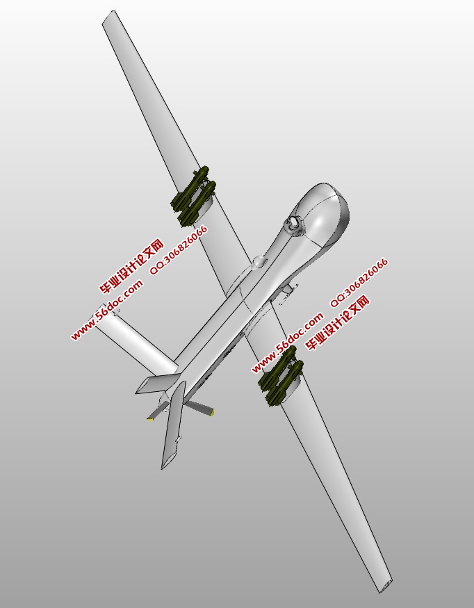 无人机组群巡检灭火系统设计(含CAD零件装配图,SolidWorks三维图)