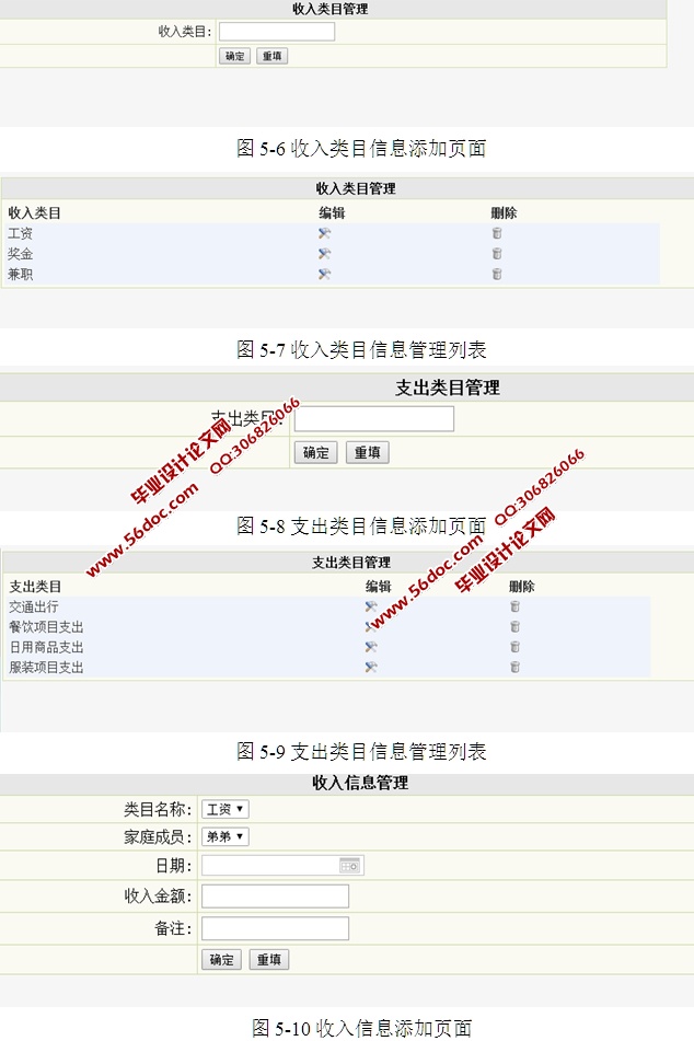 家庭理财管理系统的设计和实现(ASP.NET,SQL)(含录像)