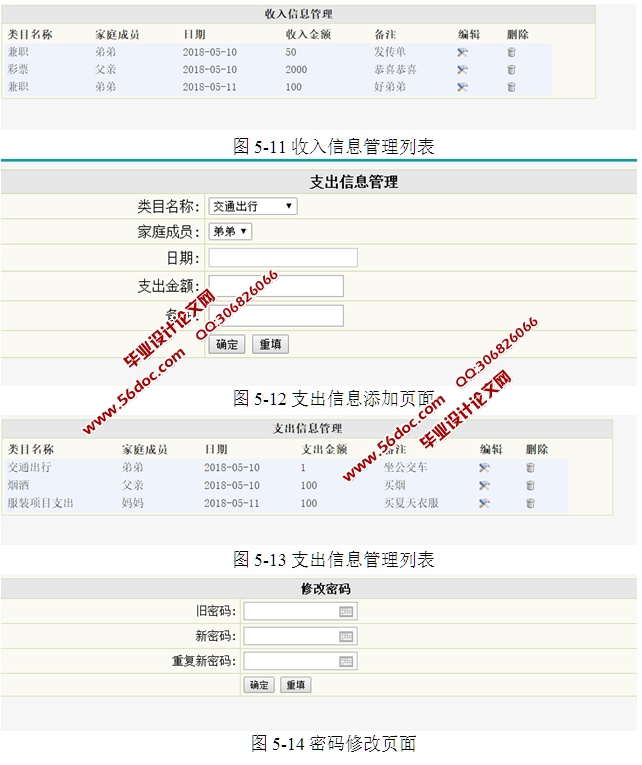 家庭理财管理系统的设计和实现(ASP.NET,SQL)(含录像)