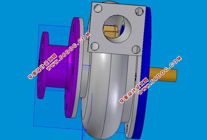 汽车废气余能回收利用装置设计(含CAD图,SolidWorks三维图)