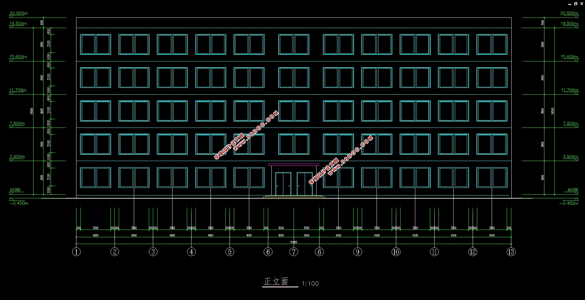 4588ƽ׹ѧԺۺ¥(ͼ,ṹͼ,PKPM)
