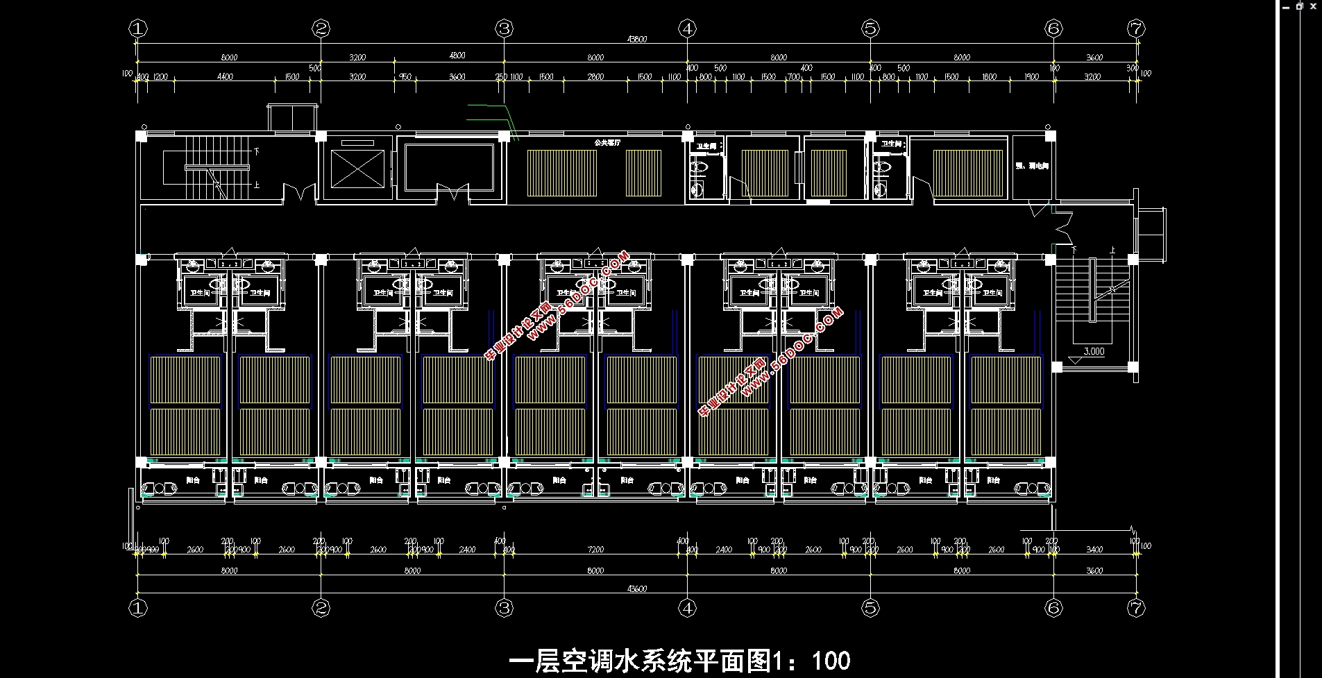 苏州8736平米养老院工程暖通空调系统设计(含CAD图)