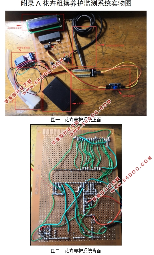 基于单片机的花卉养护系统设计