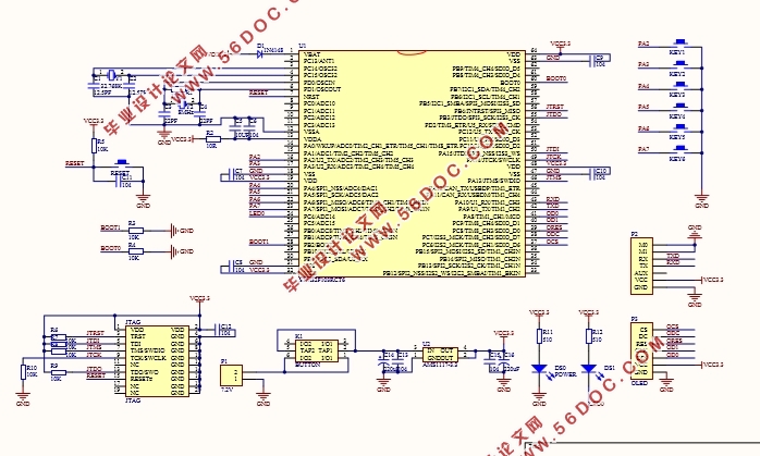 基于STM32单片机的牵引车遥控器及接收器设计(附程序代码)