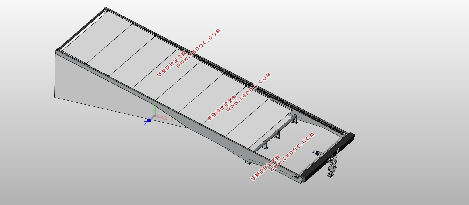 地下设施出入口活动顶盖的举升机构设计(含CAD图,SolidWorks三维图)