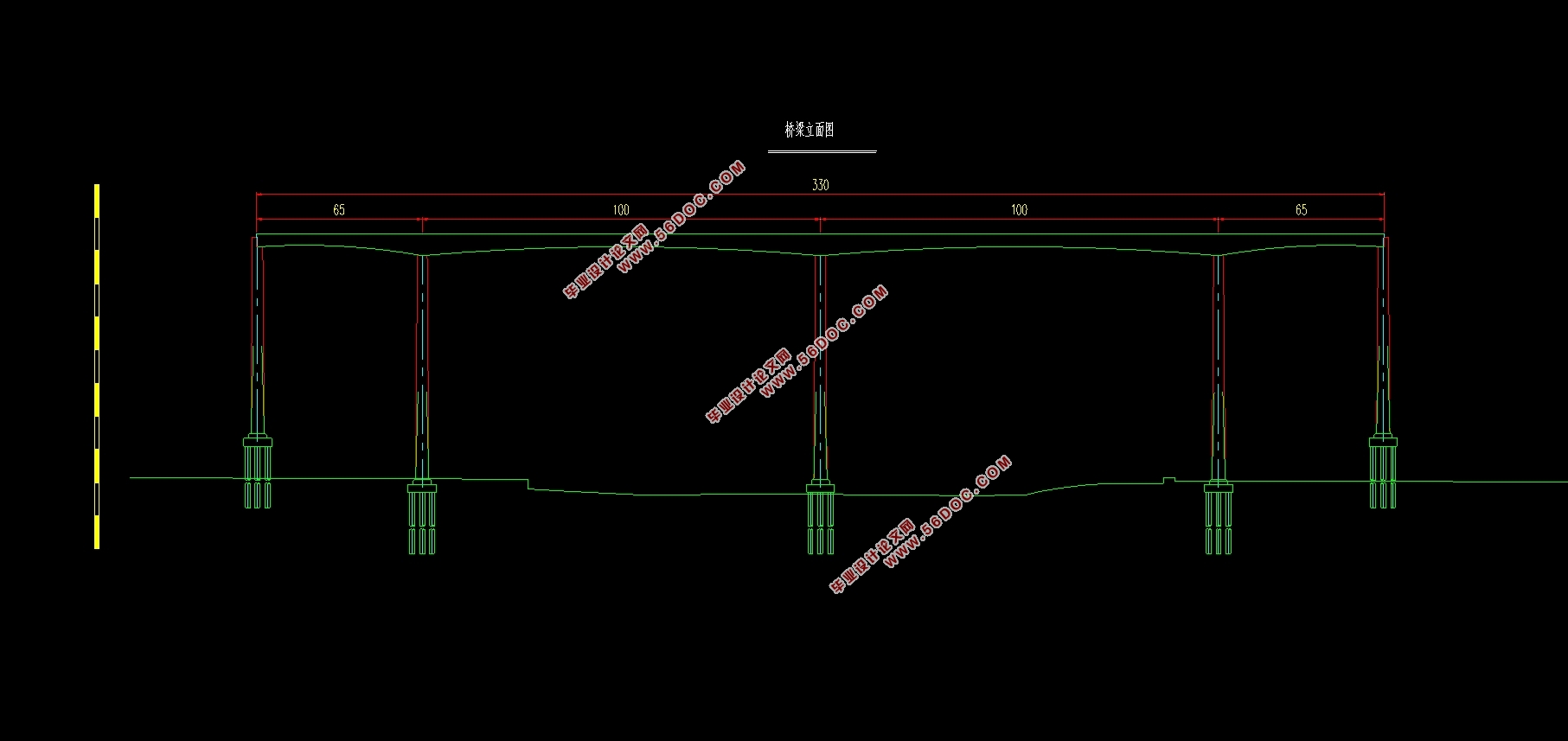 UHPC150mŽṹ(90m+150m+90m)(CADͼ)