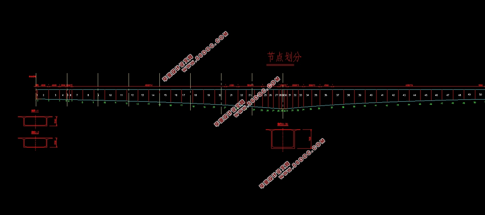 基于UHPC的150m跨度连续梁桥结构设计(90m+150m+90m)(含CAD图)
