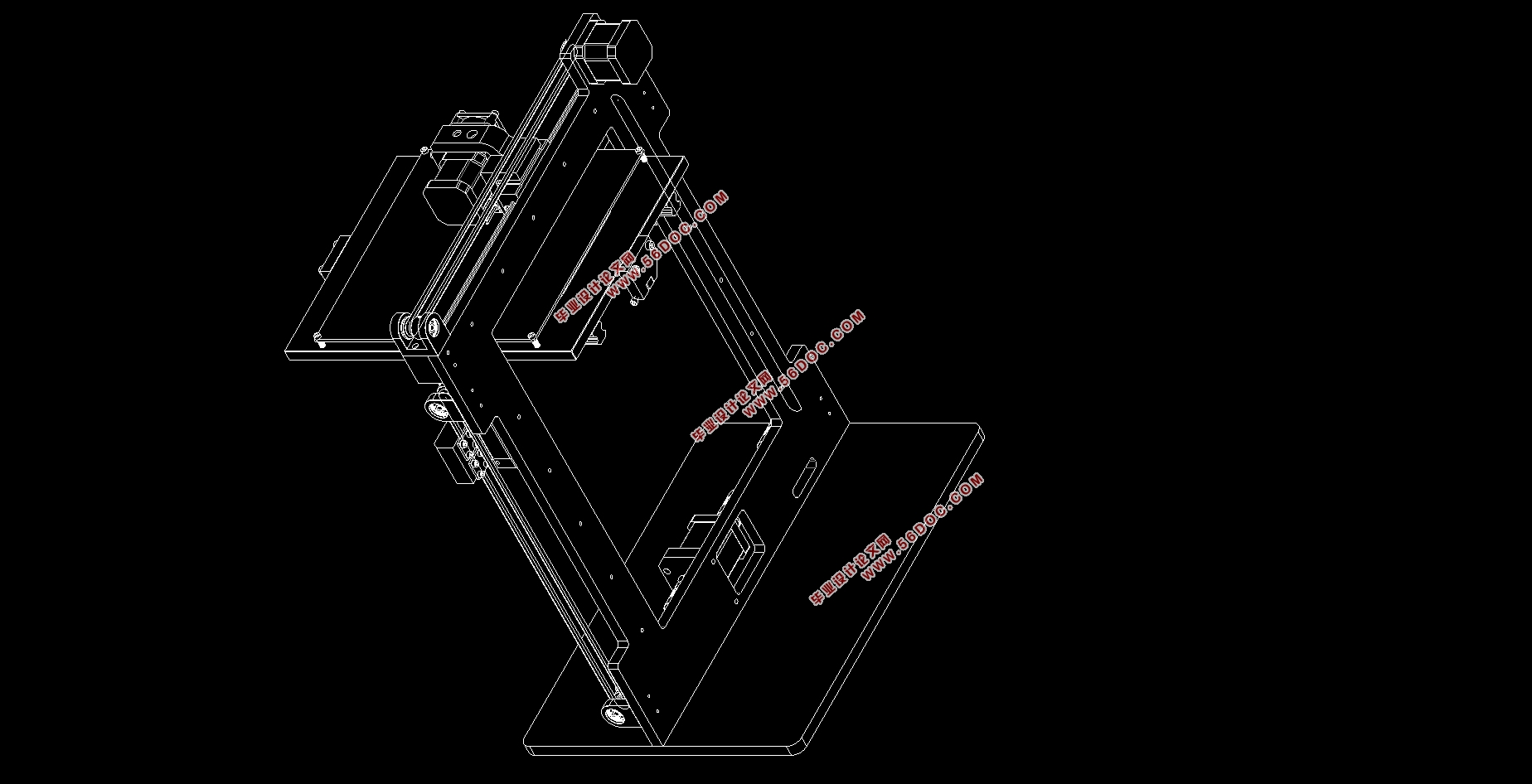 石膏模具三维快速成型机设计(含CAD零件图装配图)