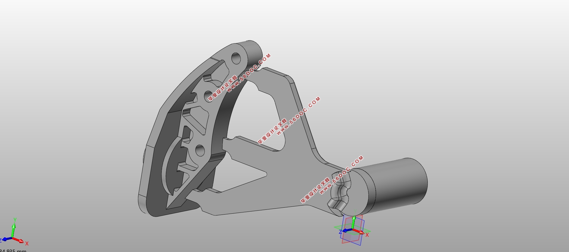 发动机悬挂支架压铸成形工艺分析及模具设计(含CAD图,SolidWorks三维图)