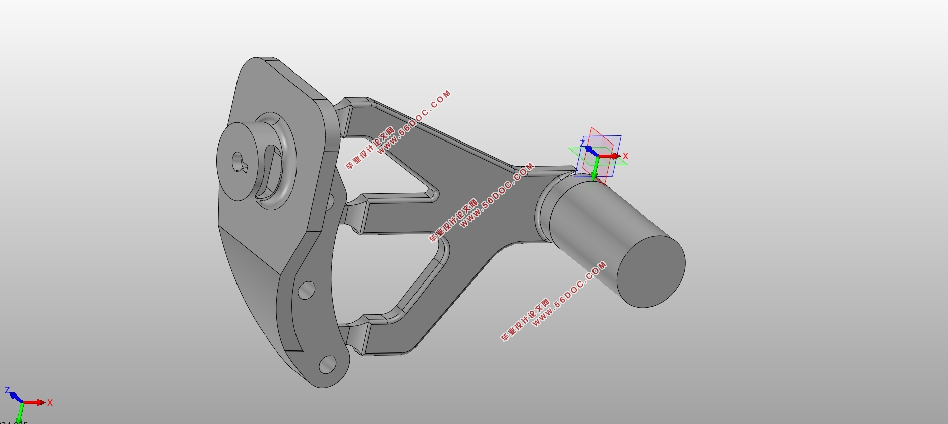 发动机悬挂支架压铸成形工艺分析及模具设计(含CAD图,SolidWorks三维图)