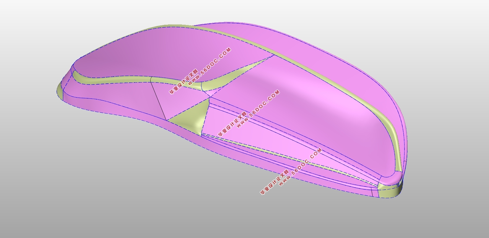 2.0T福特蒙迪欧前照灯逆向设计(含CAD零件装配图,CATIA三维图)