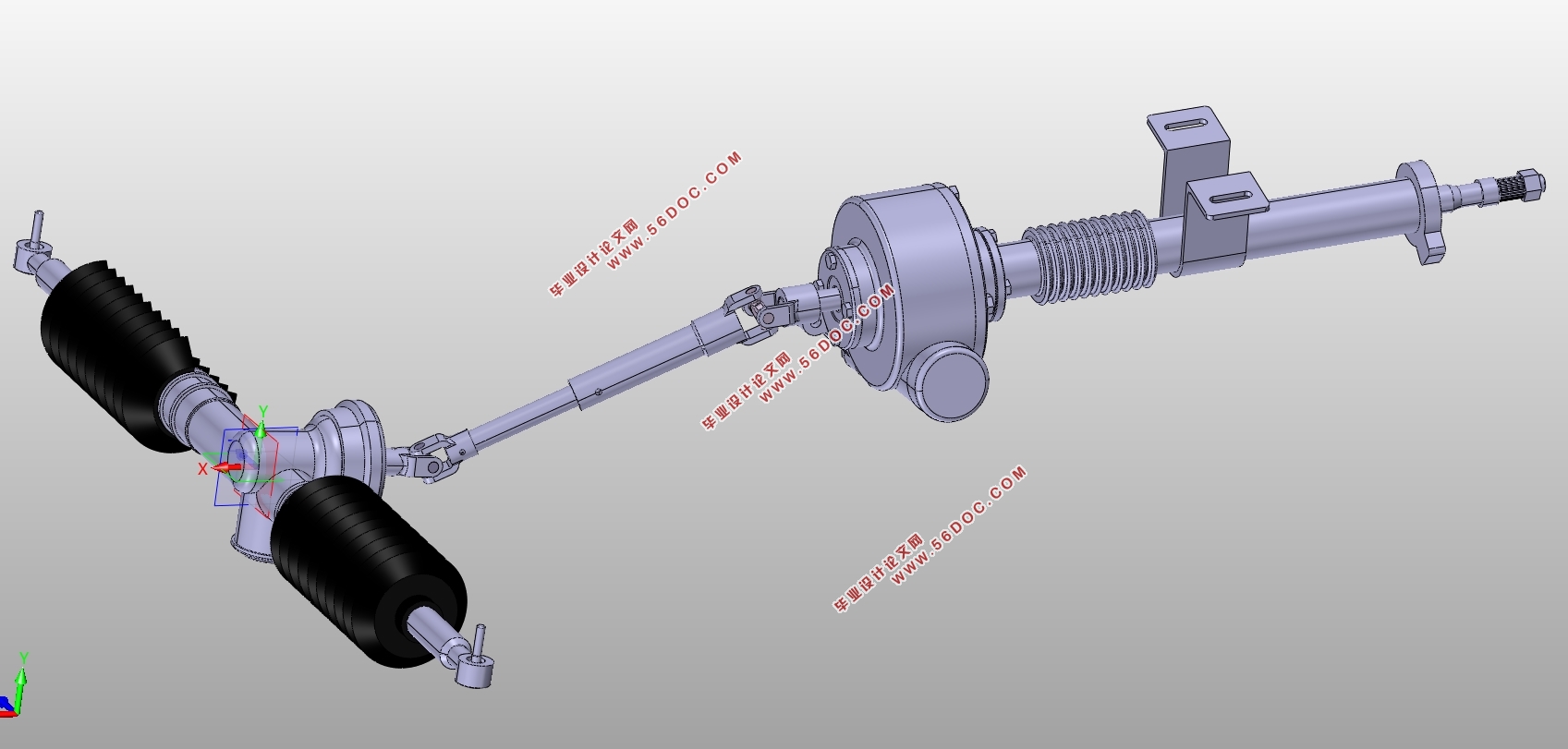 长安1.5T紧凑型SUV转向系设计(含CAD零件装配图,CATIA三维图)