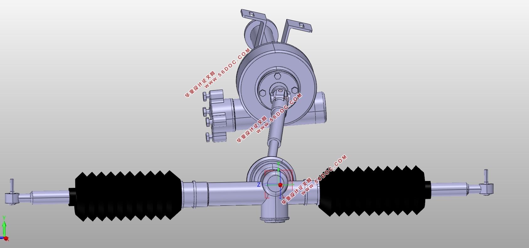 长安1.5T紧凑型SUV转向系设计(含CAD零件装配图,CATIA三维图)