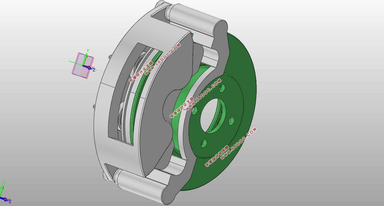 6t纯电动轻型载货盘式制动器设计与分析(含CAD图,CATIA三维图)