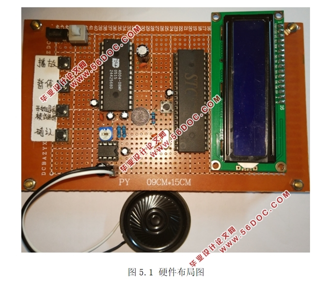 基于单片机语音存储与回放系统设计(附系统原理图,元器件清单,主程序)
