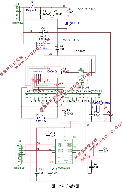 基于单片机的远程仓库温度监测系统设计(附电路原理图,元件清单)