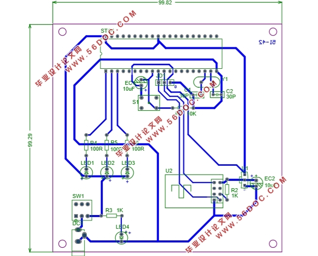 单片机与无线技术的LED灯调光器系统研究(附程序代码,PCB硬件图)