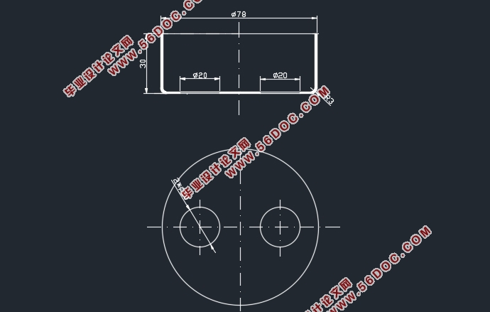 两孔油底壳冲压工艺与模具设计(含CAD零件图装配图)