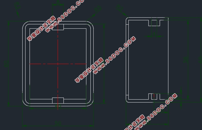 工作灯前盖塑料模具设计与制造(含CAD零件图装配图)